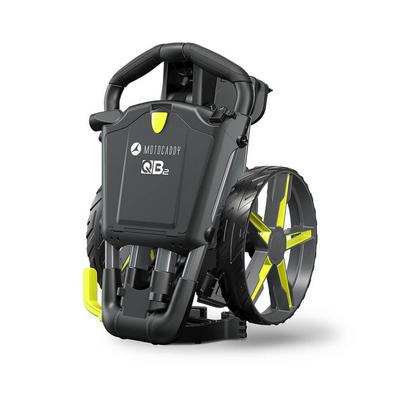 Motocaddy QB2 Push Golf Trolley - Lime - thumbnail image 3