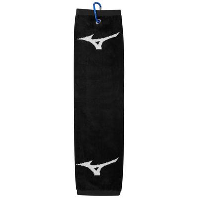 Mizuno RB Tri Fold Golf Towel - Black