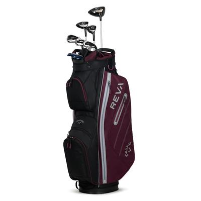 Callaway Reva 8 Piece Ladies Golf Package Set - Eggplant - thumbnail image 1