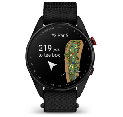 Garmin Approach S72 GPS Golf Smart Watch (47mm) - Carbon Gray/Red - thumbnail image 6