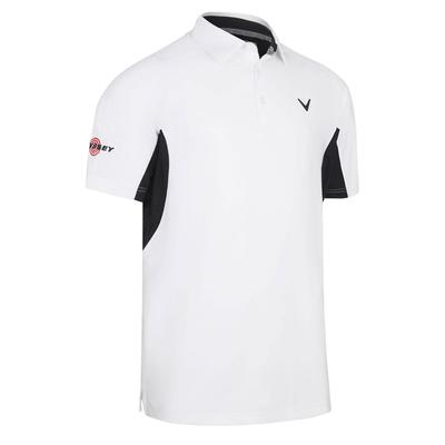 Callaway SS Odyssey Ventilated Golf Polo Shirt - Bright White