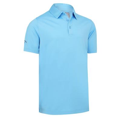 Callaway SS Solid Swing Tech Golf Polo Shirt - Blue Grotto - thumbnail image 1