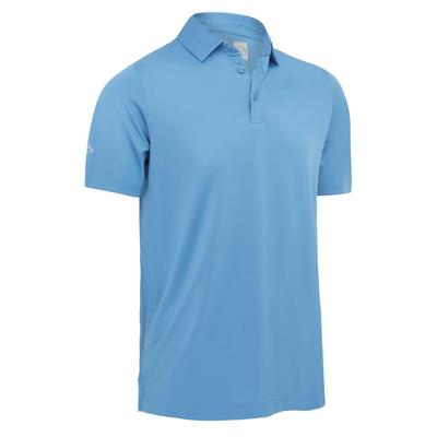 Callaway SS Solid Swing Tech Golf Polo Shirt - Vallarta Blue
