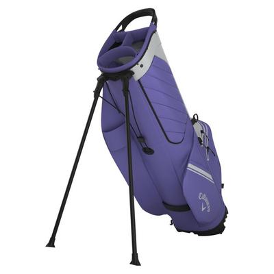 Callaway Chase Dry Waterproof Golf Stand Bag - Silver/Purple - thumbnail image 2
