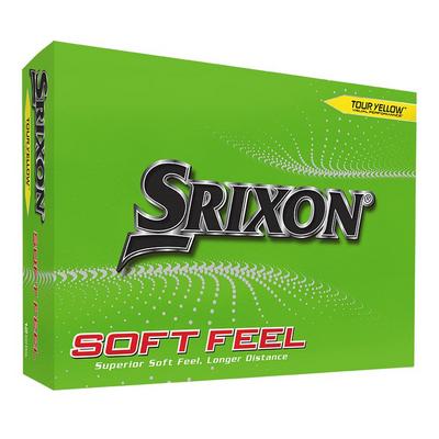 Srixon Soft Feel Golf Balls - Yellow (4 FOR 3) - thumbnail image 2