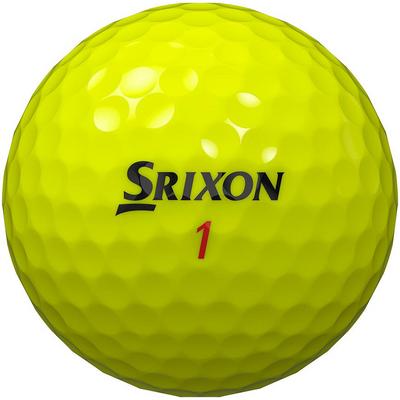 Srixon Z-Star XV Golf Balls - Yellow (4 FOR 3) - thumbnail image 3