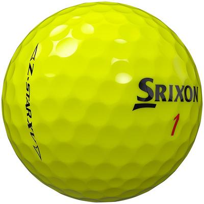 Srixon Z-Star XV Golf Balls - Yellow (4 FOR 3) - thumbnail image 5