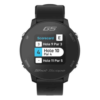 Shot Scope G5 GPS Golf Watch - Black - thumbnail image 5