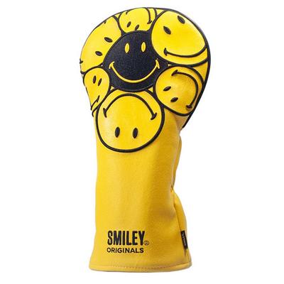 Smiley Original Golf Driver Headcovers - Yellow