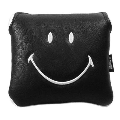 Smiley Original Golf Mallet Putter Headcovers - Black