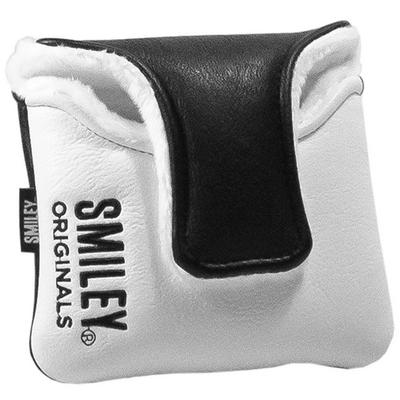 Smiley Original Golf Mallet Putter Headcovers - Black - thumbnail image 2