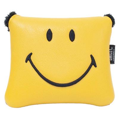 Smiley Original Golf Mallet Putter Headcovers - Yellow