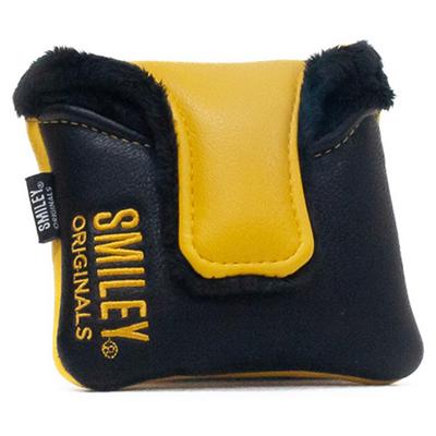 Smiley Original Golf Mallet Putter Headcovers - Yellow - thumbnail image 2