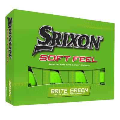 Srixon Soft Feel Brite Golf Balls - Green