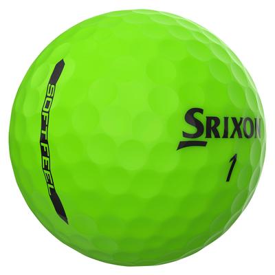 Srixon Soft Feel Brite Golf Balls 2024 - Green - thumbnail image 2