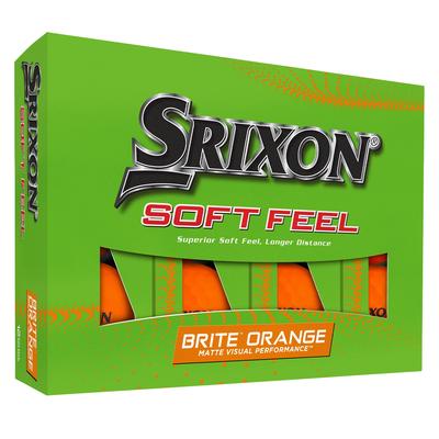 Srixon Soft Feel Brite Golf Balls - Orange