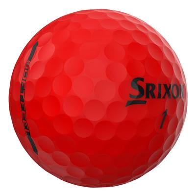 Srixon Soft Feel Brite Golf Balls - Red - thumbnail image 2