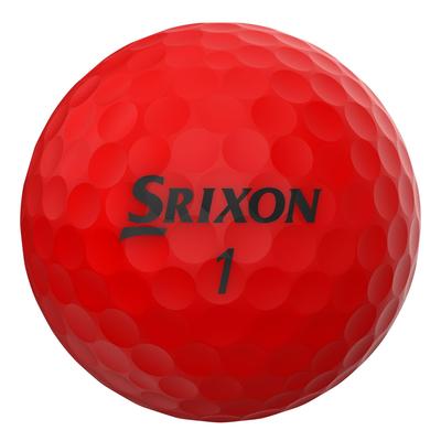 Srixon Soft Feel Brite Golf Balls - Red - thumbnail image 3