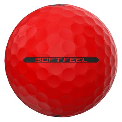 Srixon Soft Feel Brite Golf Balls - Red - thumbnail image 4