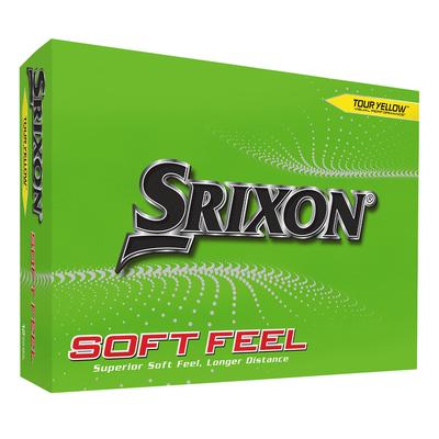 Srixon Soft Feel Golf Balls - Yellow - thumbnail image 1