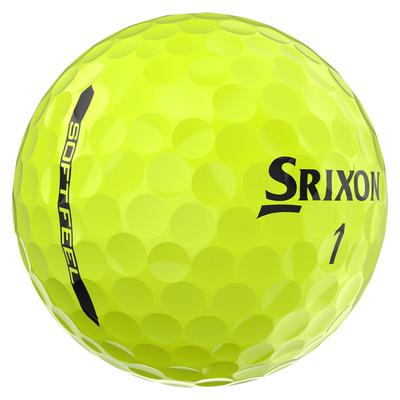 Srixon Soft Feel Golf Balls - Yellow - thumbnail image 2