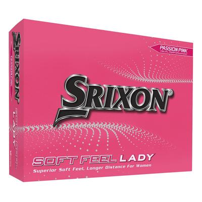 Srixon Soft Feel Ladies Golf Balls - Pink (4 FOR 3) - thumbnail image 2