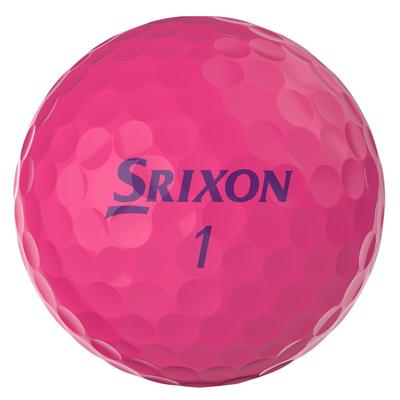 Srixon Soft Feel Ladies Golf Balls - Pink (4 FOR 3) - thumbnail image 3