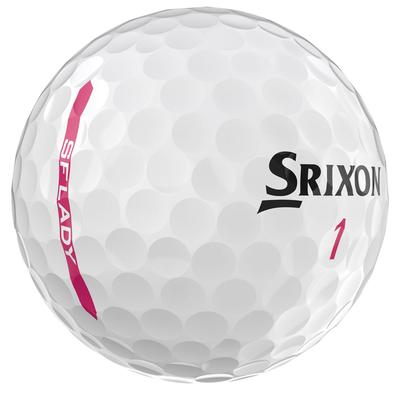 Srixon Soft Feel Ladies Golf Balls 2024 - White - thumbnail image 2