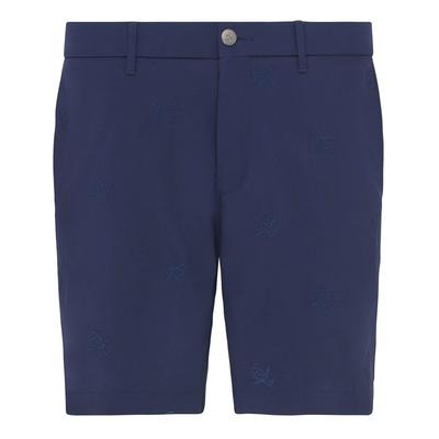 Original Penguin Space Dyed Pete Embroidered Golf Short - Black Iris - thumbnail image 1