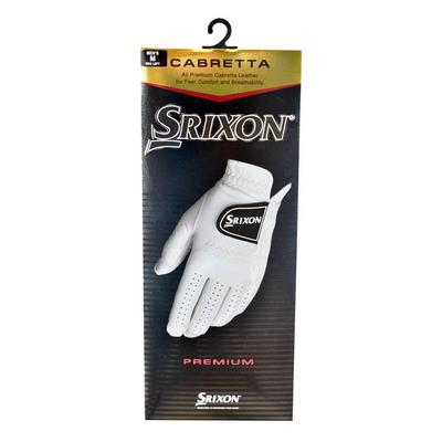 Srixon Cabretta Leather Golf Glove - White - thumbnail image 3