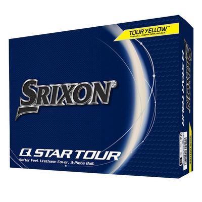 Srixon Q Star Tour Golf Balls - Yellow