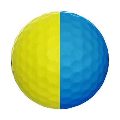 Srixon Q Star Tour Divide Golf Balls - Yellow/Blue - thumbnail image 4