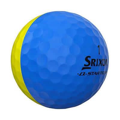 Srixon Q Star Tour Divide Golf Balls - Yellow/Blue - thumbnail image 2