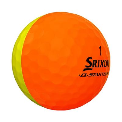 Srixon Q Star Tour Divide Golf Balls - Yellow/Orange - thumbnail image 2