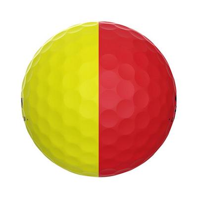 Srixon Q Star Tour Divide Golf Balls - Yellow/Red - thumbnail image 4