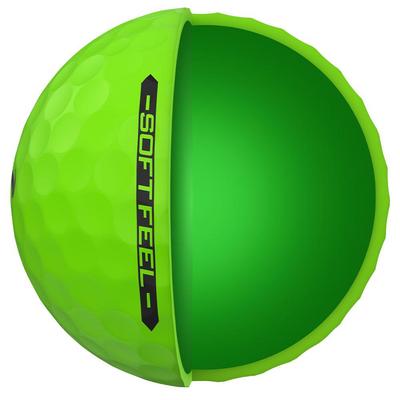 Srixon Soft Feel Brite Golf Balls - Green - thumbnail image 5