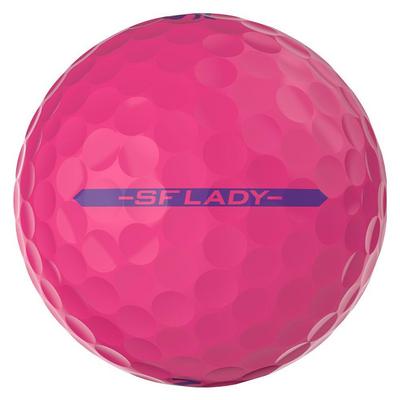 Srixon Soft Feel Ladies Golf Balls - Pink 3 x Dozen Personalised - thumbnail image 5