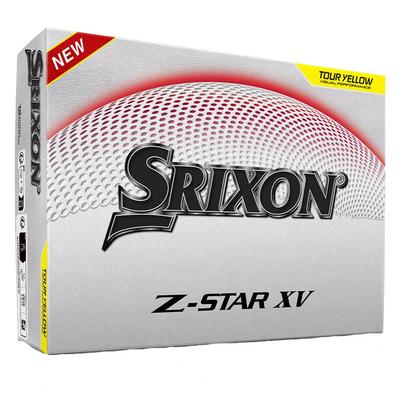 Srixon Z-Star XV Golf Balls - Yellow - thumbnail image 1