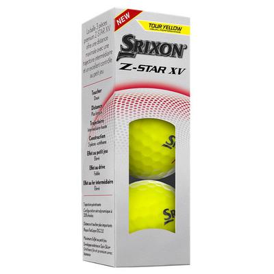 Srixon Z-Star XV Golf Balls - Yellow - thumbnail image 2