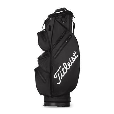 Titleist StaDry Waterproof 14 Way Golf Cart Bag - Black