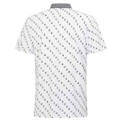 Original Penguin Swinging Pete Novelty Print Golf Polo Shirt - Bright White