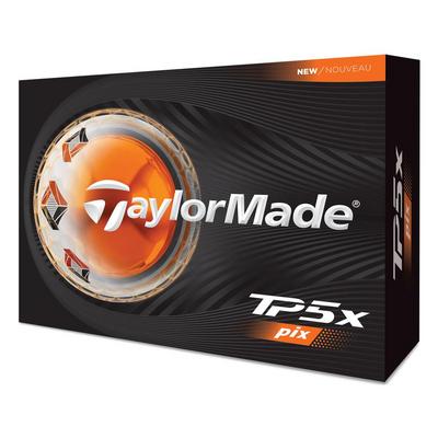 TaylorMade TP5x Pix Golf Balls - White 