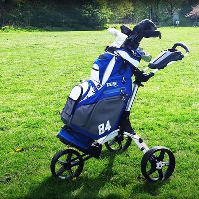 Longridge Ezeglide Bolt 2 Golf Push Trolley - White - thumbnail image 9