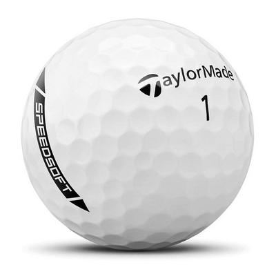 TaylorMade SpeedSoft Golf Balls - White - thumbnail image 2