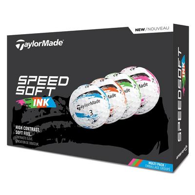 TaylorMade SpeedSoft Ink Golf Balls - Multi