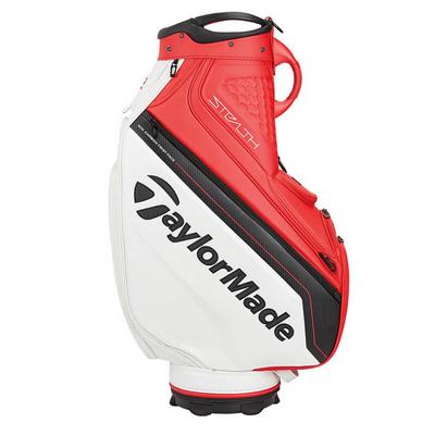 TaylorMade Stealth 2 Tour Golf Staff Bag - Red/White/Black - thumbnail image 3
