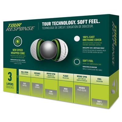 TaylorMade Tour Response Golf Balls - White - thumbnail image 2