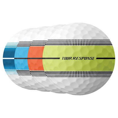 TaylorMade Tour Response Stripe Neon Golf Balls - Multi - thumbnail image 3