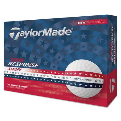 TaylorMade Tour Response Stripe Golf Balls - USA