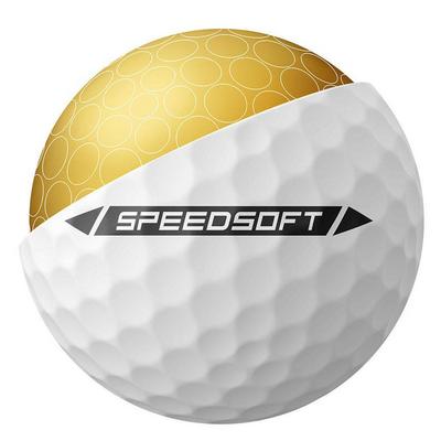 TaylorMade SpeedSoft Golf Balls - White - thumbnail image 4